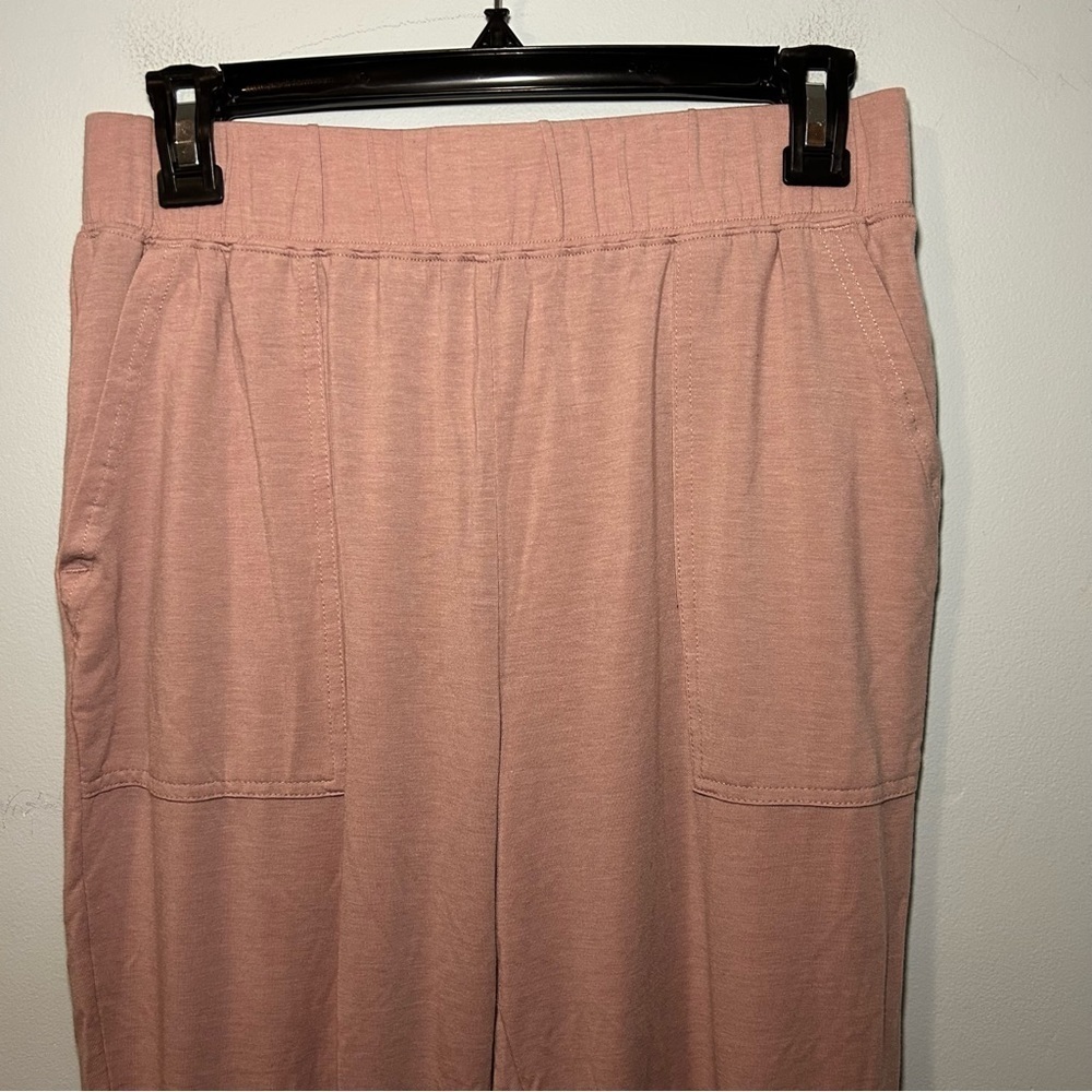 Fabletics Pink Elastic Jogger Pants Size Small - image 2